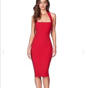 NWT Nookie Boulevard Midi Dress in Red, Size Small